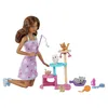 Barbie-pop en krabpaal voor katten, speelset met Productafbeelding-voorbeeld 2
