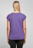 Build Your Brand Kurzarm-T-Shirt für Frauen Uapha lila S Produktbild-Vorschau 3