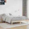 vidaXL Letto in legno massiccio senza materasso 193x203 cm Anteprima dell’immagine prodotto 2