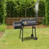 Tepro 1038 Mini Smocker Holzkohlengrill Wichita Grill Garten Grillwagen Smoker Thermometer Deckel Schwarz Holzkohlegrill Kohlegrill Barbecue Seitlicher Brennkammer 63x115x116cm Standgrill 4011964010383 1038 Produktbild-Vorschau