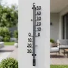 67cm XXL Außenthermometer Analog Kunststoff Schwarz Produktbild-Vorschau 4