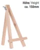 Staffelei aus Echtholz 150 mm hoch  praktische Produktbild-Vorschau 1