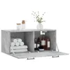 vidaXL Wandschrank Betongrau 80x36,5x35 cm Holzwerkstoff Produktbild-Vorschau 4