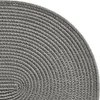 Erwin Müller Tischset Amadora" 4er-Pack grau oval 30x45 cm" Produktbild-Vorschau 4