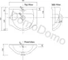 Set di mobili da bagno DomoDomo con lavabo 40x80cm in Anteprima dell’immagine prodotto 6