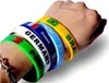 5 Stück Land Welt Flagge Logo Sport Silikon Armband Produktbild-Vorschau 1