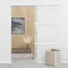 vidaXL Schiebetür mit Softclose ESG-Glas und Aluminium Produktbild-Vorschau 3