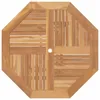vidaXL Tavolo da giardino pieghevole 120x120x75 cm in legno Anteprima dell’immagine prodotto 13