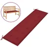 vidaXL Housse de banc de jardin vin rouge 180x50x3 cm tissu Voir les images du produit 12