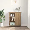 vidaXL Kredens dębowy Artisan 70 x 30 x 80 cm materiał Podgląd zdjęcia produktu 4