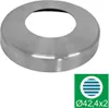 Abdeckrosette ∅ 85 mm / ∅ 42,4 mm Edelstahl Abdeckung Rohr Produktbild-Vorschau 2
