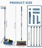 Set aus Besen und Kehrschaufel mit langem Stiel, Produktbild-Vorschau 2