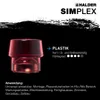 Simplex Schonhammer, Plastik; mit Aluminiumgehäuse und Produktbild-Vorschau 7