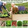 COSTWAY Erhöhtes Hochbeet Holz, Gartenbeet tief, Produktbild-Vorschau 4