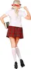 Schulmädchen-Kostüm für Frauen y Schuluniform 5-teilig - XL Produktbild-Vorschau 3