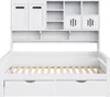 Merax Tagesbett Holz-Sofabett 90x200cm, Multifunktionsbett Produktbild-Vorschau 8