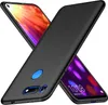 Two smartphones are placed diagonally on a white background, one partially covered by a black phone case. Produktbild-Vorschau