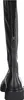 A close-up view of the back of a black leather boot. Produktbild-Vorschau