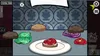 A screenshot from the game Among Us showing a cooking task where ingredients for a burger are laid out. Náhled obrázku produktu