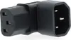 Nedis Extension Plug - IEC-320-C13 - IEC-320-C14 - 90° Produktbild-Vorschau 2
