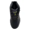 A top-down view of a black hiking boot with yellow accents. Anteprima dell’immagine prodotto