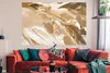 MuchoWow® Poster Gold - Beige - Abstrakt 180x120 cm - Produktbild-Vorschau 2
