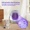 Katzentoilette Mit UV-Licht Katzenklo mit Deckel grau Produktbild-Vorschau 4