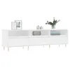 vidaXL Armoire TV Blanc 150x30x44,5 cm Bois composite - Voir les images du produit 13