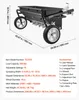 VEVOR Anhänger Rasenlüfter 81 cm Streubreite, Streuwagen Produktbild-Vorschau 7