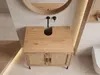 FineBuy Waschbeckenunterschrank Eiche-Optik 60x60x40 cm mit Produktbild-Vorschau 4