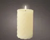 Kaemingk LED Kerze Wachs indoor creme Ø 7,5 x 14,8 cm Produktbild-Vorschau 2