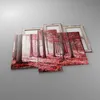 Bild auf Leinwand - Leinwandbild - 3 Teile - Wald Rot Bäume Produktbild-Vorschau 2