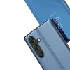 A close-up view of a blue smartphone case and a portion of the phone's screen. Náhled obrázku produktu