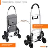 Meister Einkaufstrolley Grau, 54 + 5 L 3x3 Treppensteiger Produktbild-Vorschau 3