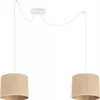 A white background with a double pendant light fixture. Náhľad obrázku produktu