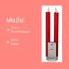 Sparset Stabkerzen LED mit Timer Klein+Groß ROT 4 Stück ROT Produktbild-Vorschau 5