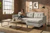 riess-ambiente Modernes Ecksofa STOCKHOLM 220cm greige Produktbild-Vorschau 2