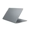A gray Lenovo laptop viewed from a diagonal angle with the lid partially open, showing the keyboard. Produktbild-Vorschau