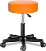 CASARIA® Tabouret de bureau orange pivotant 360° hauteur Voir les images du produit 1