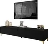 TV-Schrank COLETTE IV 175 cm Schwarz / Schwarz matt mit Produktbild-Vorschau 5