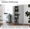 tectake Aktenschrank 5 Böden abschließbar - Stahl - Produktbild-Vorschau 3