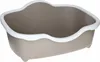 Katzentoilette Très Chic open 56x39x26cm, weiß/taupe Produktbild-Vorschau 5