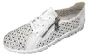 Rieker Damen Echtleder Halbschuh weiß, Damen:37 EU Produktbild-Vorschau 4