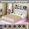 Merax Polsterbett 140x200cm mit USB-Steckdose und LED,  Produktbild-Vorschau 4
