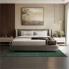 A bedroom scene with a bed, nightstands, and artwork. Produktbild-Vorschau