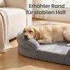 FEANDREA Hundebett, Hundekissen, wasserdichte Innenschicht, Produktbild-Vorschau 5
