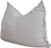 A large, striped beanbag chair is shown against a white background. Voir les images du produit