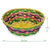 com-four® 10x Bastkorb in bunten Farben zur Dekoration - Produktbild-Vorschau 5