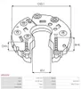 AS-PL Gleichrichter Lichtmaschine 50A Produktbild-Vorschau 3