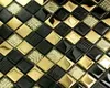 Černozlatá skleněná mozaika "Black Diam" Dekorativní Náhled obrázku produktu 5